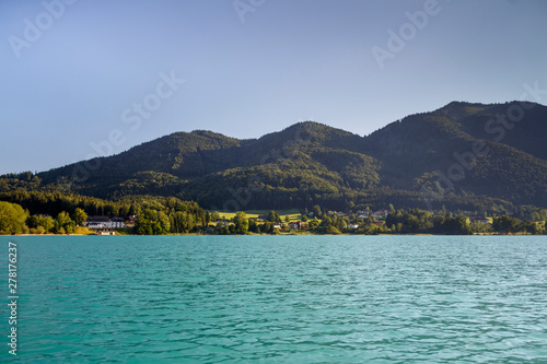 Fuschlsee in the Salzkammergut, Austria, 2019