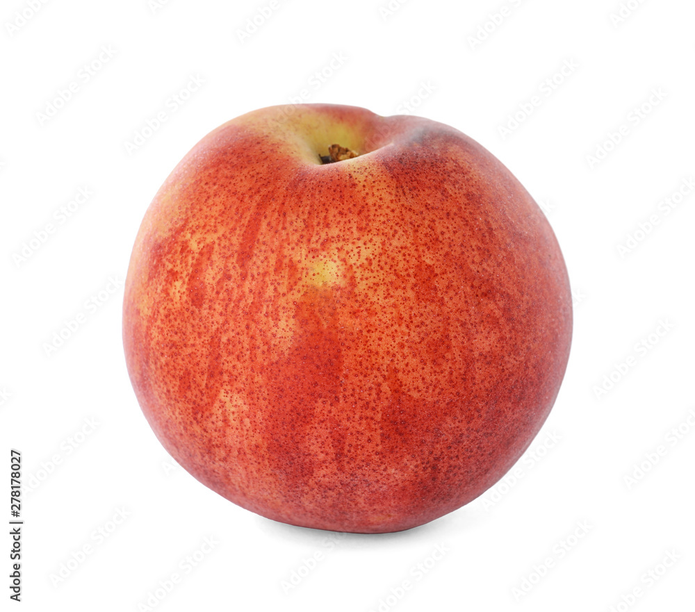 Delicious ripe sweet peach isolated on white Delicious ripe sweet peach isolated on white
