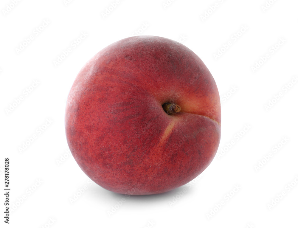 Delicious ripe sweet peach isolated on white Delicious ripe sweet peach isolated on white