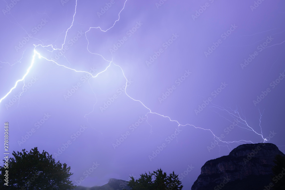 thunderstorm in Savoie thunderstorm in Savoie