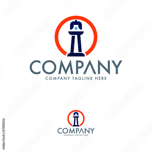 Creative Lighthouse Logo Design Template