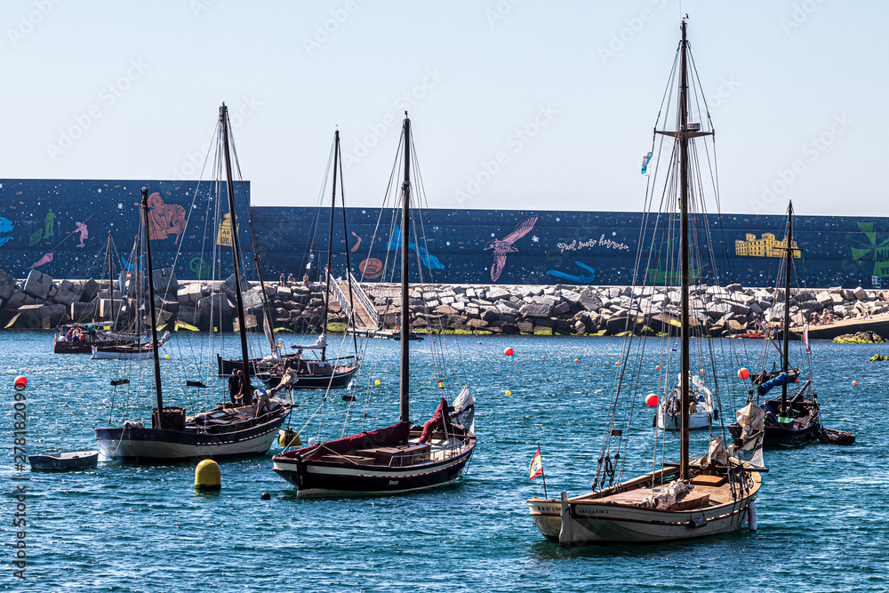 boats in harbor