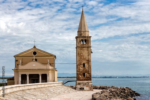 a beautiful church at the adriatic coast in Caorle Italy