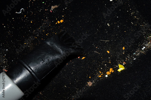 Wallpaper Mural Car vacuum cleaning on a dirty floor board Torontodigital.ca