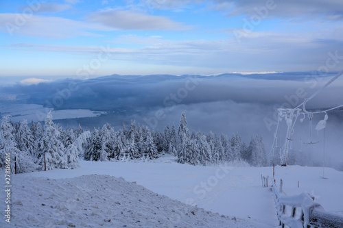View from the Fichtelberg in Winter © Christian