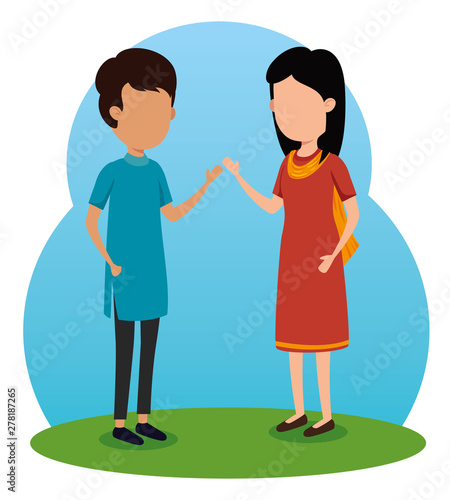 boy and girl siblings hindu tradition
