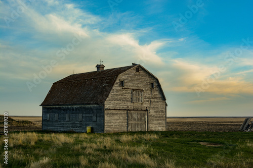 Barns of the Prairies in Springtime