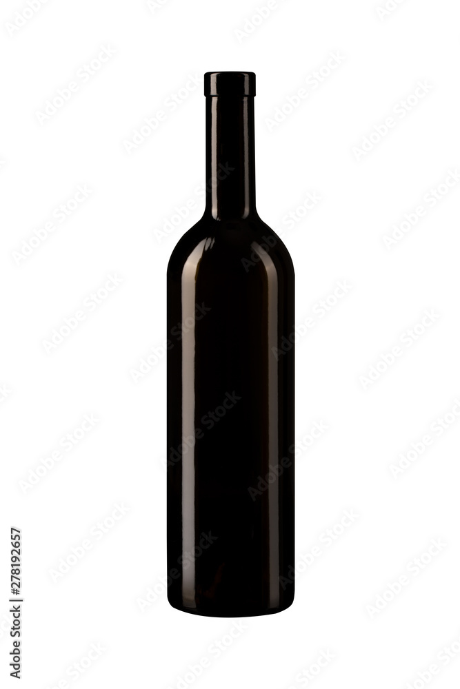 wine bottle isolated on white background wine bottle isolated on white background