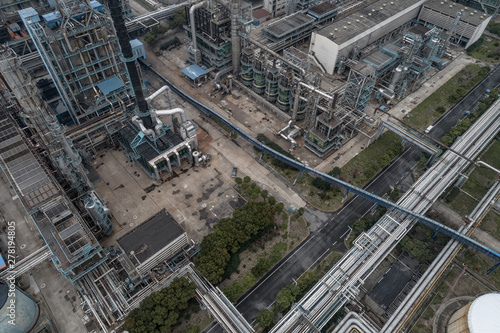 aerial view of industrial buildings © Bob