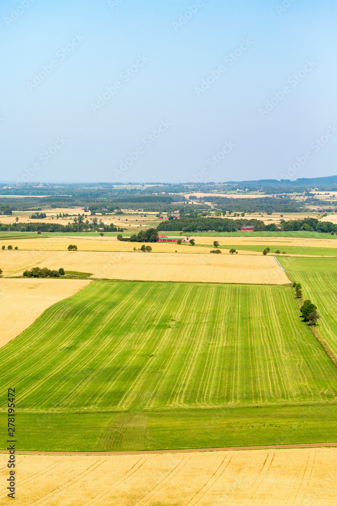 View of field in rural landscapes