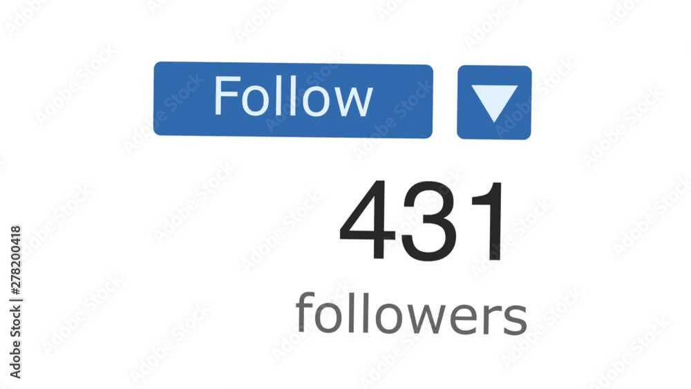 3D close up of Social media followers counter on the website. Can be used for marketing or business concept. Good as illustrative for news or social media and other web resources. 4K footage. 3D close up of Social media followers counter on the website. Can be used for marketing or business concept. Good as illustrative for news or social media and other web resources. 4K footage.