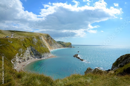 Man O' War, St Oswald's bay in Dorset, England