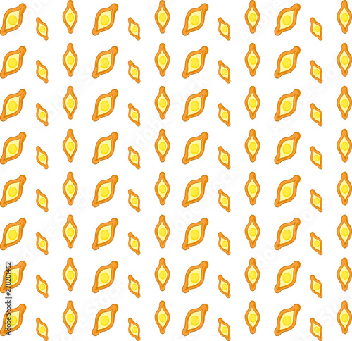 Ajarian khachapuris wallpaper, illustration, vector on white background