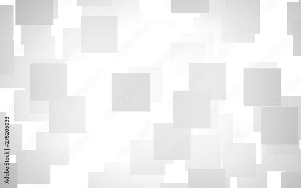 White abstract background. Misty backdrop with grey squares. 3D illustration White abstract background. Misty backdrop with grey squares. 3D illustration
