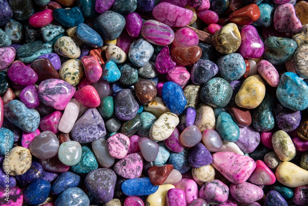 Collection of colorful pebbles background. Collection of colorful pebbles background.