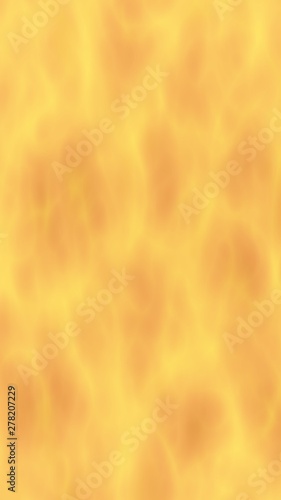 Abstract Fire Background with Flames. Wall of Fire. 3D illustration