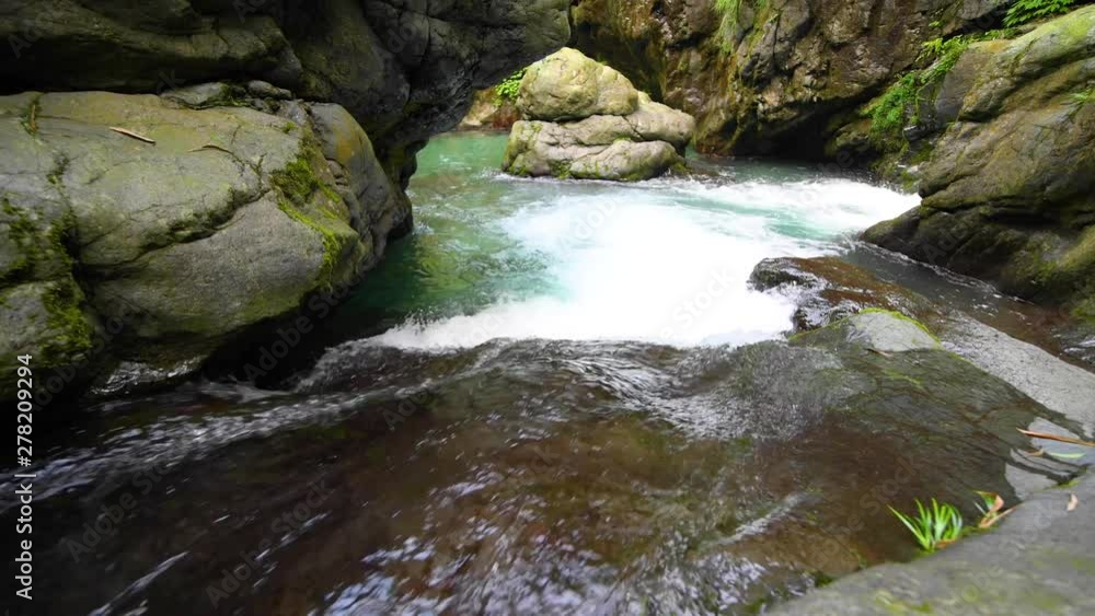 Mountain Springs and Waterfalls in Emei Mountain Mountain Springs and Waterfalls in Emei Mountain