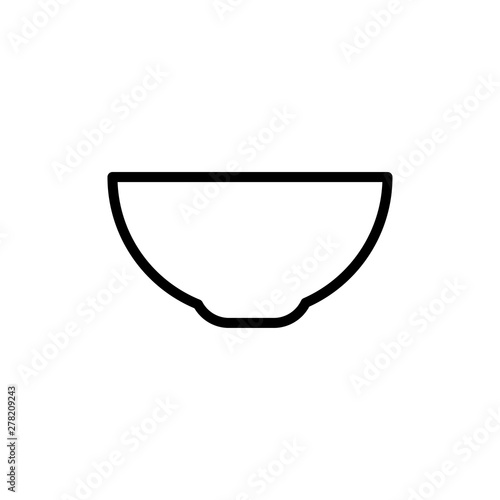 bowl icon design template vector