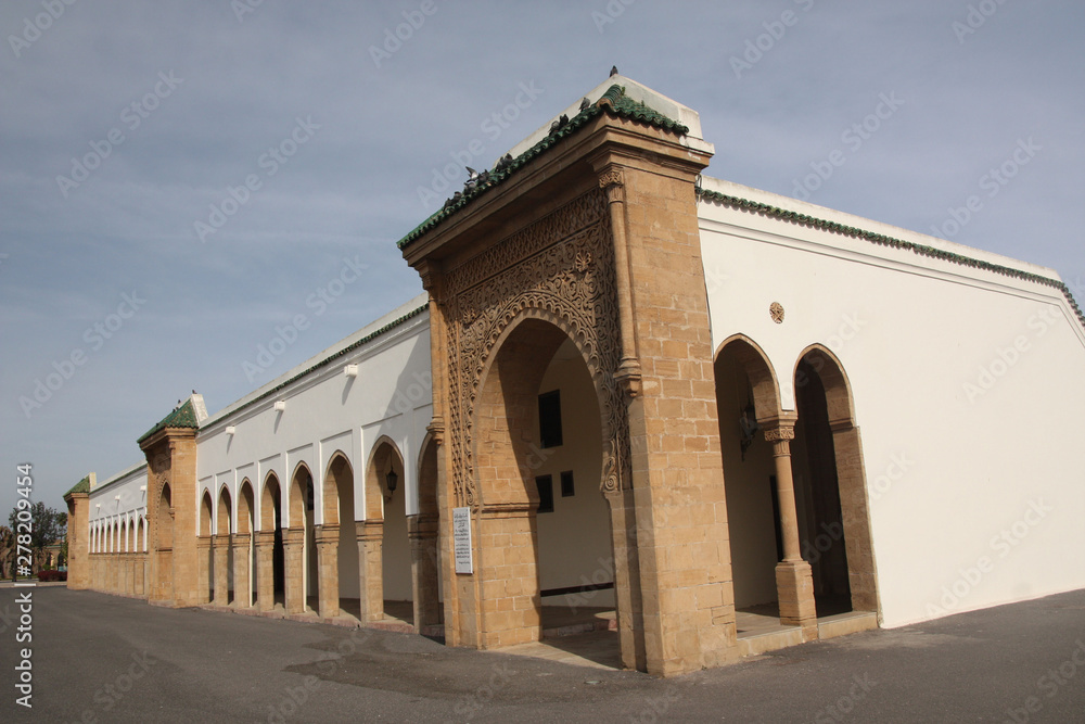 Maroc, angle de la mosquée du mechouar ahl fâs au palais royal de Rabat