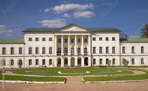 Main house of estate Ivanovskoye in Podolsk. Moscow oblast. Russia