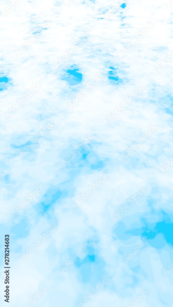The bright sky in the morning. Blue sky background with white clouds. Cumulus white clouds in the clear blue sky. 3D illustration The bright sky in the morning. Blue sky background with white clouds. Cumulus white clouds in the clear blue sky. 3D illustration