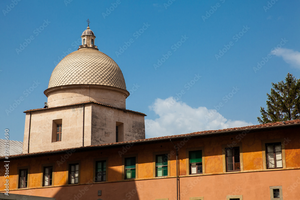 Dome of the Monumental Cemetery located at the Cathedral Square in Pisa