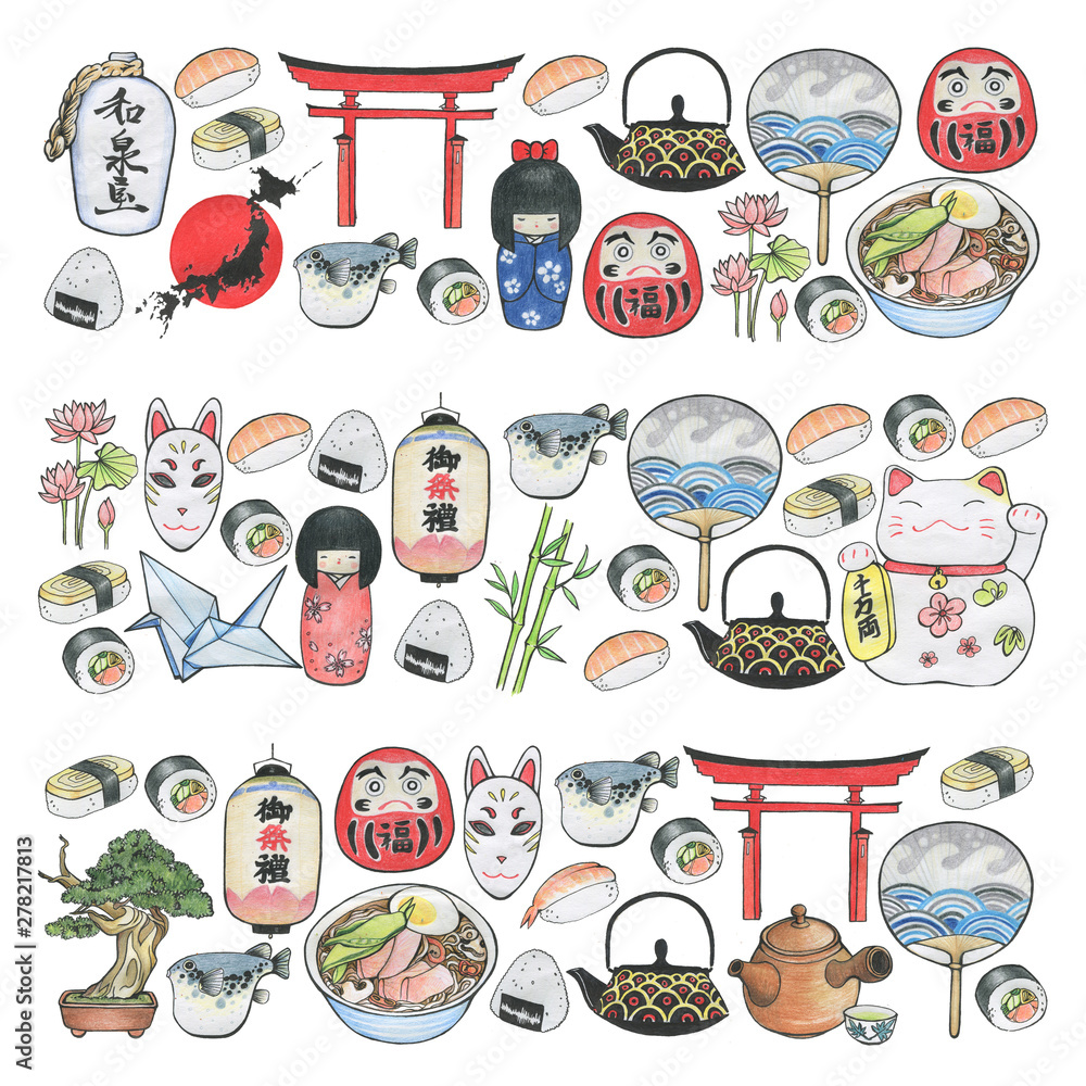 Fotografie Japanese icons
