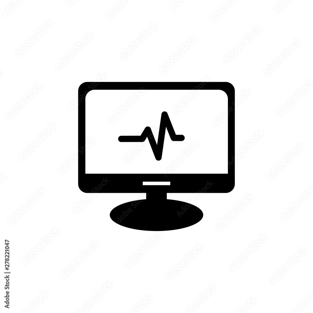 Monitor, screen, symbol, icon vector illustration Monitor, screen, symbol, icon vector illustration