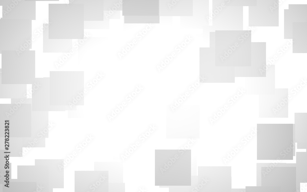 White abstract background. Misty backdrop with grey squares. 3D illustration White abstract background. Misty backdrop with grey squares. 3D illustration