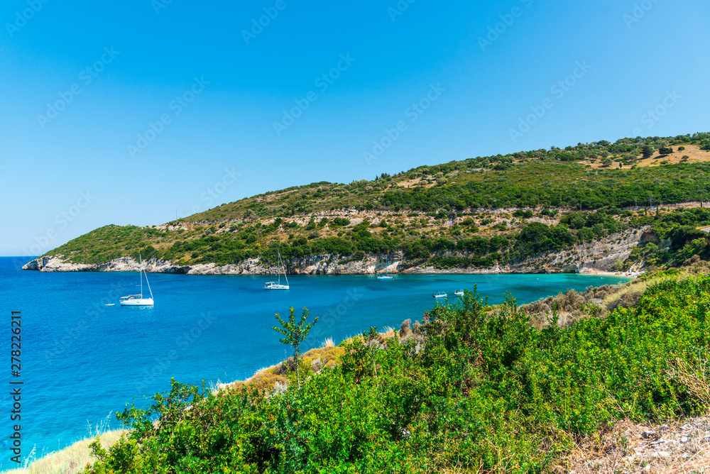 Beautiful landscape in Zakynthos island