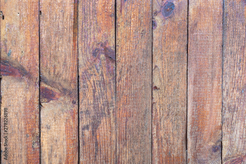 Closeup of old wooden background. Wooden texture, horizontal orientation