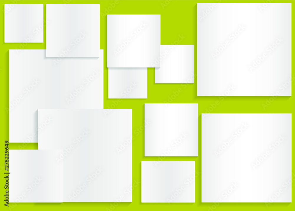 Fototapeta premium set of notes on white background