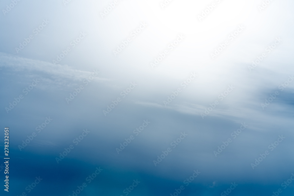 Fototapeta premium abstract texture of blue sky with feather and soft clouds