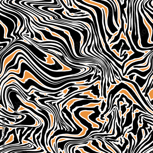 Seamless pattern animalistic print  zebra stripes design 