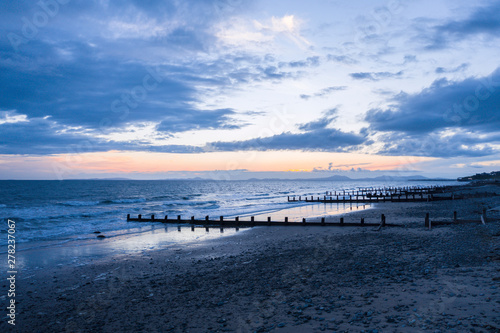 Wallpaper Mural Stormy Twilight Sky Over Barmouth Beach in Wales,UK Torontodigital.ca