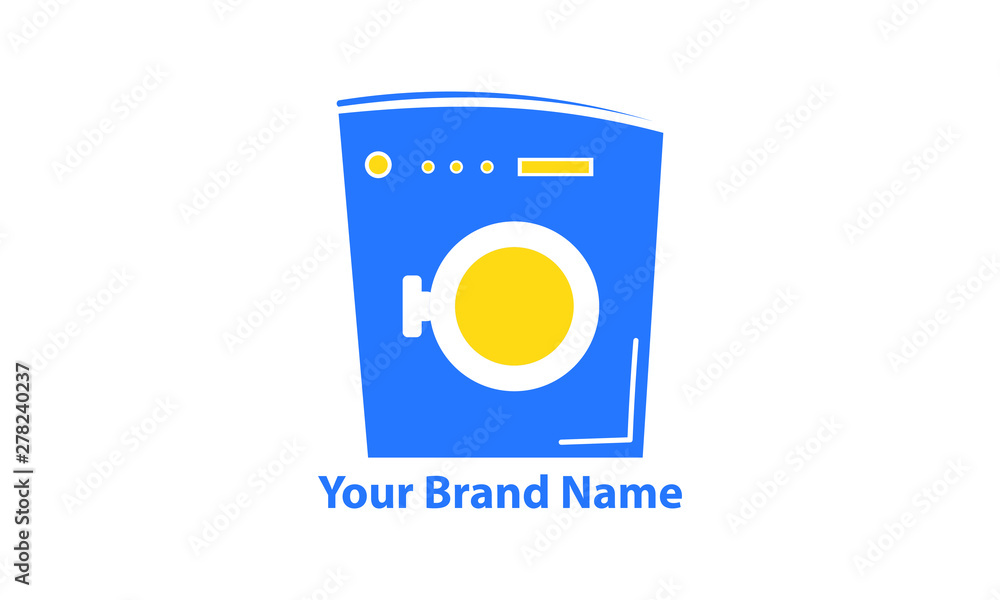 washing machine Template Logo washing machine Template Logo