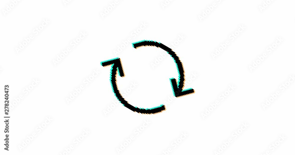 Animation black loading bar on white screen. Preloader rotating interface Animation black loading bar on white screen. Preloader rotating interface