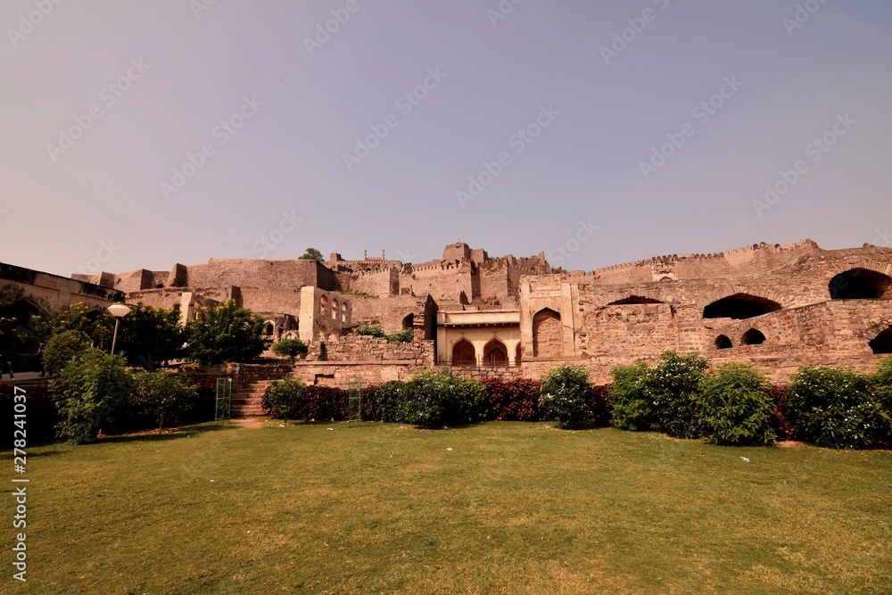 The Golconda Fort in Hyderabad is an ancient seat of the royal rulers of Hyderabad