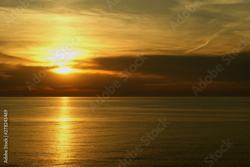 sunset in the sea © Людмила Ошкало