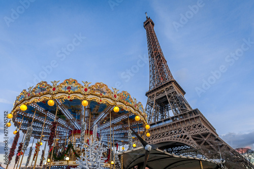 Paris, France. Art, street and light, culture photo