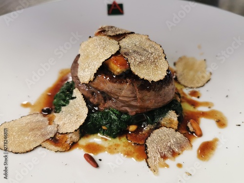 truffle foie gras gourmet fine dining restaurant