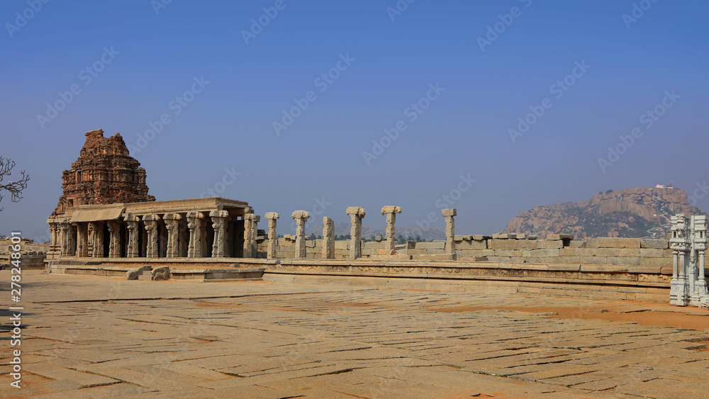Historic Vijaya Vittala temple in Hampi runes in India Historic Vijaya Vittala temple in Hampi runes in India