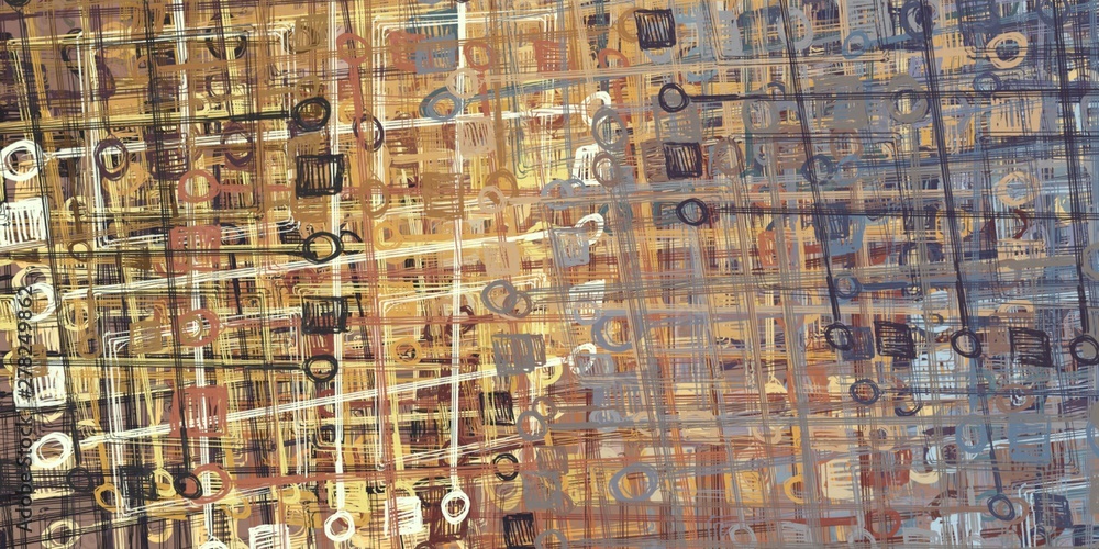 Fototapeta premium Color texture. Wall painting. Abstract. Colorful pattern. Oil painting. Handmade background. Painterly mix. Backdrop material. Modern art. Canvas surface. 2d illustration. 