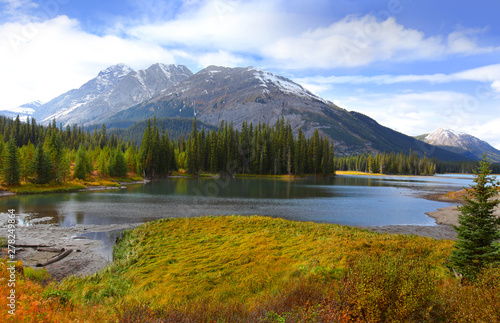 View of Porcupine creek in Banff national park