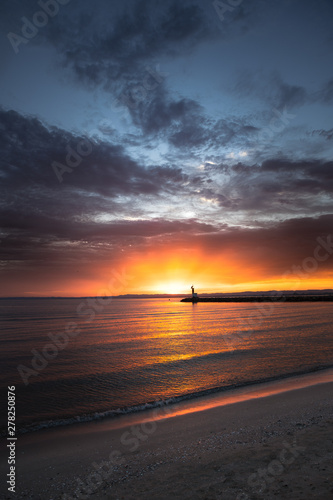 Sunset on Port Camargue photo