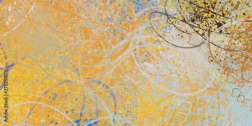 Wallpaper Mural Abstract. Painterly mix. Handmade background. Oil painting. Backdrop material. Wall painting. Wide brush. Canvas surface. Colorful pattern. Color texture. 2d illustration. Torontodigital.ca