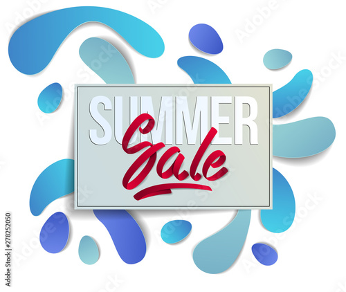 Summer sale flyer template ...