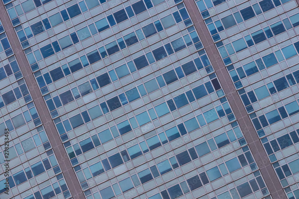Background of the windows and balconies of the multi-storey building.