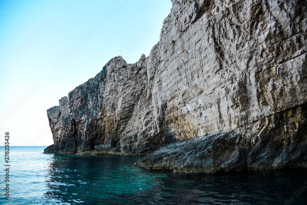 Sea landscape in Zakynthos island, Greece