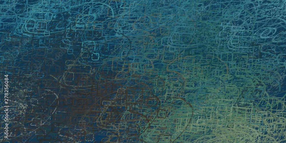 Fototapeta premium Modern art. Canvas surface. Colorful pattern. Painterly mix. Abstract. Backdrop material. Color texture. Oil painting. 2d illustration. Wide brush. Wall painting.